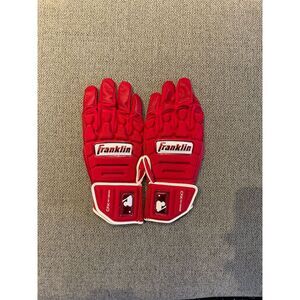 Franklin Sports CFX PRT Baseball Batting Gloves Red Unisex XL